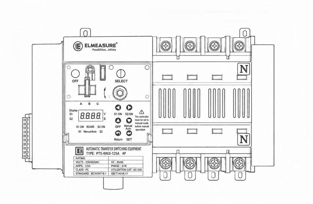Solenoid-Based Automatic Transfer Switch blueprint